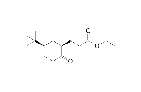 3-((1R,5R)-5-tert-Butyl-2-oxo-cyclohexyl)-propionic acid ethyl ester