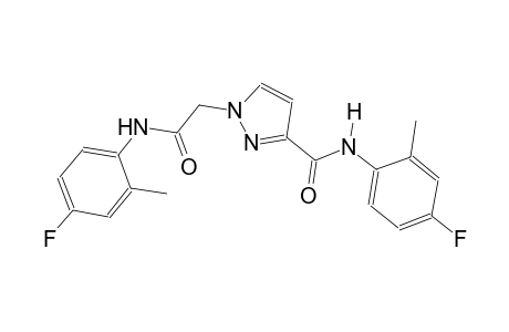 1H-pyrazole-1-acetamide, N-(4-fluoro-2-methylphenyl)-3-[[(4-fluoro-2-methylphenyl)amino]carbonyl]-