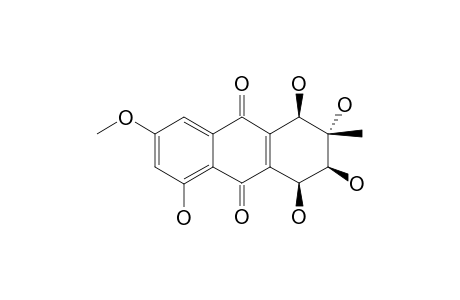ALTERSOLANOL-E;7-METHOXY-2-METHYL-1-BETA,2-ALPHA,3-BETA,4-BETA,5-PENTAHYDROXY-1,2,3,4-TETRAHYDRO-ANTHRAQUINONE