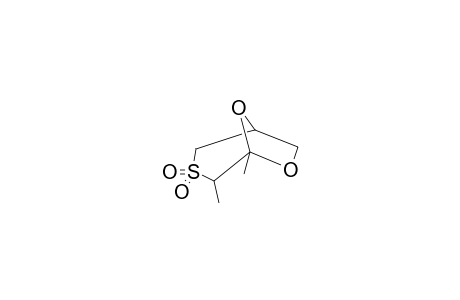 1,7-EQU-DIMETHYL-2,8-DIOXA-6,6'-DIOXO-6-THIABICYCLO-[3.2.1]-OCTANE