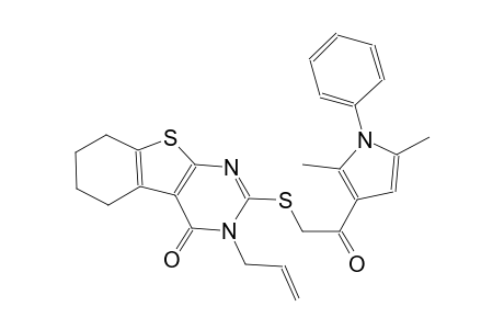 benzo[4,5]thieno[2,3-d]pyrimidin-4(3H)-one, 2-[[2-(2,5-dimethyl-1-phenyl-1H-pyrrol-3-yl)-2-oxoethyl]thio]-5,6,7,8-tetrahydro-3-(2-propenyl)-