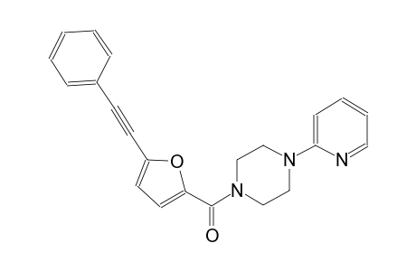 1-[5-(phenylethynyl)-2-furoyl]-4-(2-pyridinyl)piperazine