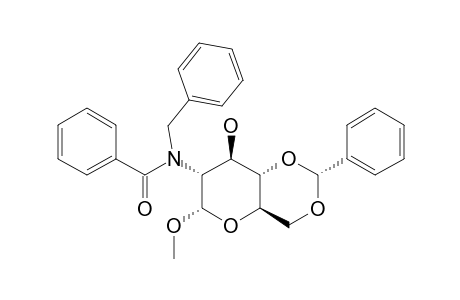 METHYL-(2-N-BENZOYL-2-N-BENZYL)-AMINO-4,6-O-BENZYLIDENE-2-DEOXY-ALPHA-D-GLUCOPYRANOSIDE