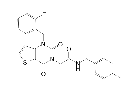 2-(1-(2-fluorobenzyl)-2,4-dioxo-1,4-dihydrothieno[3,2-d]pyrimidin-3(2H)-yl)-N-(4-methylbenzyl)acetamide