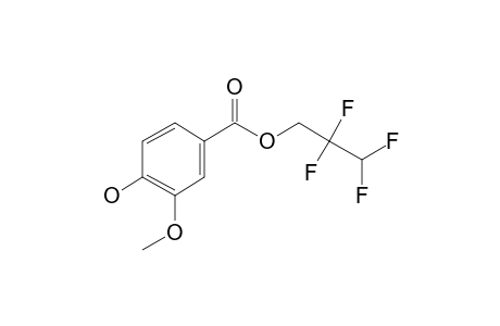 Vanillic acid, 2,2,3,3-tetrafluoro-1-propyl ester