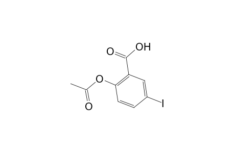 Benzoic acid, 2-(acetyloxy)-5-iodo-