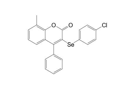 3-(4-Chlorophenylselanyl)-8-methyl-4-phenyl-2H-chromen-2-one