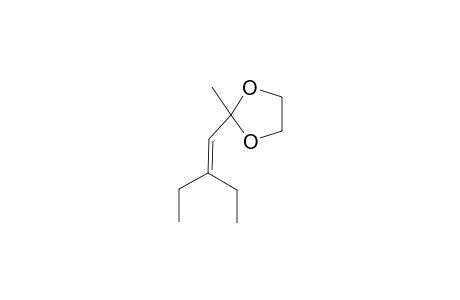 2-(2-Ethyl-1-butxenyl)-2-methyl-1,3-dioxolane