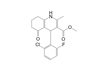 3-quinolinecarboxylic acid, 4-(2-chloro-6-fluorophenyl)-1,4,5,6,7,8-hexahydro-2-methyl-5-oxo-, methyl ester