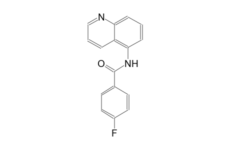 4-fluoro-N-(5-quinolinyl)benzamide