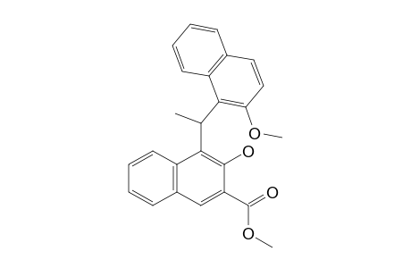 METHYL-3-HYDROXY-4-(1-(2-METHOXY-1-NAPHTHYL)-ETHYL)-2-NAPHTHOATE