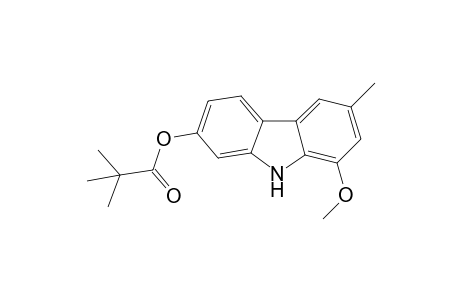 1-Methoxy-3-methyl-7-(pivaloyloxy)carbazole