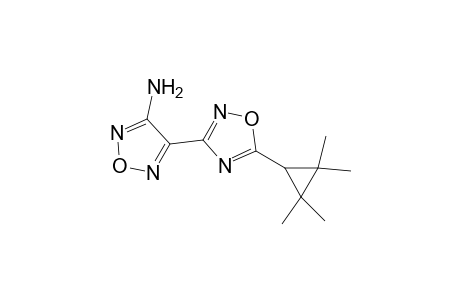 Furazan-3-amine, 4-[5-(2,2,3,3-tetramethylcyclopropyl)-1,2,4-oxadiazol-3-yl]-