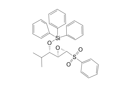 [(S)-1-((2R,3R)-3-Benzenesulfonyl-oxiranyl)-2-methyl-propoxy]-triphenyl-silane