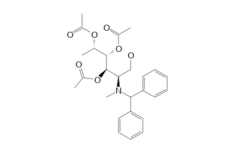 (2S,3S,4S,5R)-3,4,5-TRIACETOXY-2-[N-METHYL-N-(DIPHENYLMETHYL)-AMINO]-HEXAN-1-OL