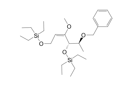 (2E,4S,5S)-5-BENZYLOXY-3-METHOXY-1,4-BIS-(TRIETHYLSILOXY)-HEX-2-ENE