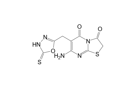 7-Amino-6-[(5-thioxo-4,5-dihydro-1,3,4-oxadiazol-2-yl)methyl]-5H-thiazolo[3,2-a]pyrimidine-3,5(2H)-dione