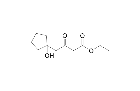 Ethyl 4-(1-hydroxycyclopentyl)-3-oxobutanoate