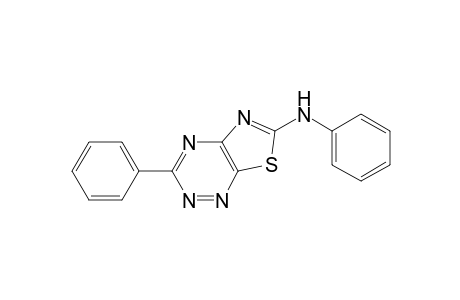 Thiazolo[4,5-e]-1,2,4-triazin-6-amine, N,3-diphenyl-