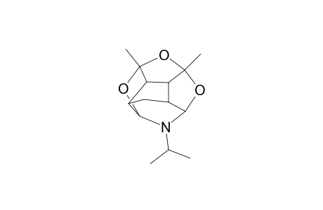 N-Isopropyl-1,7-dimethyl-4-aza-2,6,13-trioxapentacyclo[5.5.1.0(3,11).0(5,9).0(8,12)]tridecane