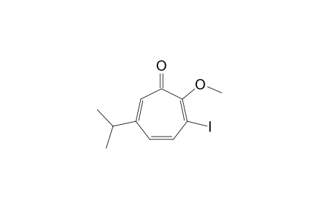 3-iodo-6-isopropyl-2-methoxy-2,4,6-cycloheptatrien-1-one