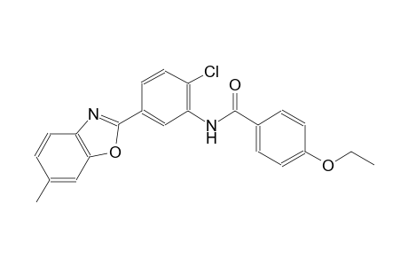 benzamide, N-[2-chloro-5-(6-methyl-2-benzoxazolyl)phenyl]-4-ethoxy-