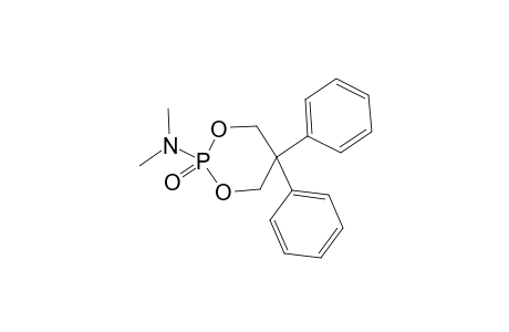 1,3,2-Dioxaphosphorinan-2-amine, N,N-dimethyl-5,5-diphenyl-, 2-oxide
