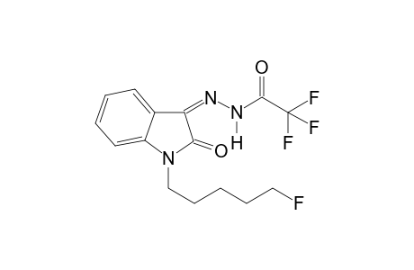 2,2,2-Trifluoro-N'-(1-(5-fluoropentyl)-2-oxoindolin-3-ylidene)acetohydrazide