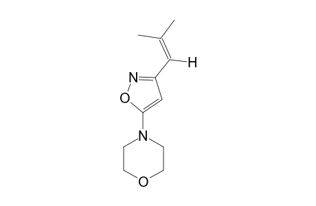 5-MORPHOLINO-3-(2-METHYL-1-PROPENYL)-1,2-OXAZOL