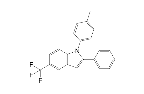 5-Trifluoromethyl-1-p-tolyl-2-phenyl-1H-indole