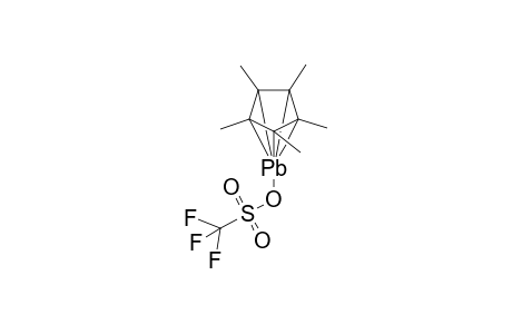 (pentamethylcyclopentadienyl)plumbum(II)-trifluoromethanesulfonate