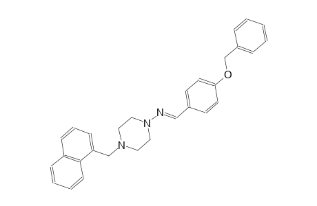1-piperazinamine, 4-(1-naphthalenylmethyl)-N-[(E)-[4-(phenylmethoxy)phenyl]methylidene]-