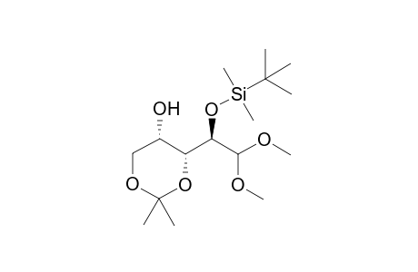 (4R,5S)-4-[(R)-1-(tert-Butyl-dimethyl-silanyloxy)-2,2-dimethoxy-ethyl]-2,2-dimethyl-[1,3]dioxan-5-ol