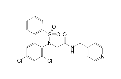 acetamide, 2-[(2,4-dichlorophenyl)(phenylsulfonyl)amino]-N-(4-pyridinylmethyl)-