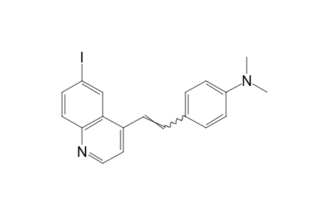 4-[p-(dimethyiamino)styryl]-6-iodoquinoline