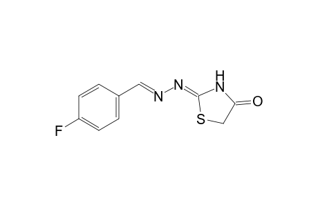 2,4-thiazolidinedione, 2-azine with p-fluorobenzaldehyde