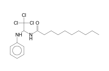N-(1-Anilino-2,2,2-trichloroethyl)decanamide