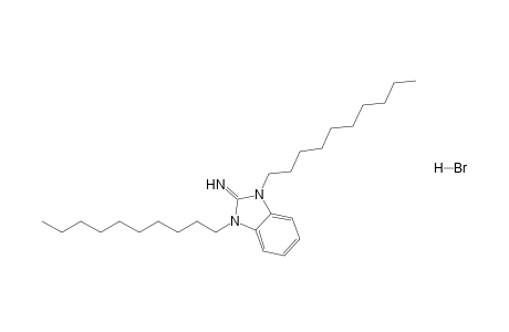 1,3-Didecyl-2,3-dihydro-benzimidazole-2-imine - hydrobromide
