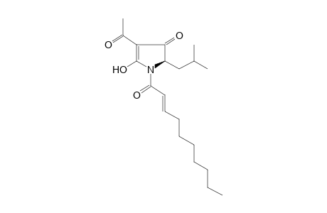 (2R)-1-[(E)-dec-2-enoyl]-4-ethanoyl-2-(2-methylpropyl)-5-oxidanyl-2H-pyrrol-3-one