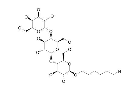 6-AMINOHEXYL-ALPHA-D-GALACTOPYRANOSYL-(1->4)-BETA-D-GALACTOPYRANOSYL-(1->4)-BETA-D-GLUCOPYRANOSIDE