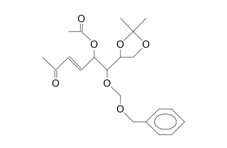 (E)-(2R,3R,4S)-4-O-Acetyl-3-O-(benzyloxy-methylene)-1,2-O-isopropylidene-5-octen-7-one-1,2,3,4-tetrol