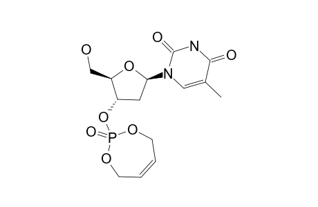 2-[2-(R)-HYDROXYMETHYL-5-(R)-(THYMIN-1-YL)-TETRAHYDROFURAN-3-(S)-OXYL]-2-OXO-4,7-DIHYDRO-1,3-DIOXA-2-PHOSPHEPINE