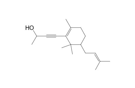 3-Butyn-2-ol, 4-[2,6,6-trimethyl-5-(3-methyl-2-butenyl)-1-cyclohexen-1-yl]-