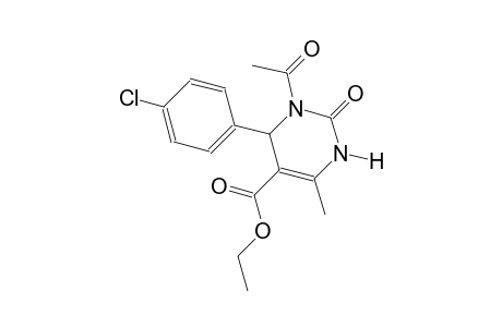 5-pyrimidinecarboxylic acid, 1-acetyl-6-(4-chlorophenyl)-1,2,3,6-tetrahydro-4-methyl-2-oxo-, ethyl ester