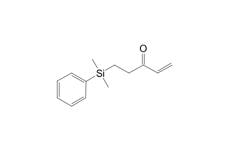 5-(dimethyl(phenyl)silyl)pent-1-en-3-one