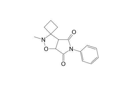 2-Methyl-5-phenyl-spiro[3a,6a-dihydropyrrolo[3,4-d]isoxazole-3,1'-cyclobutane]-4,6-dione