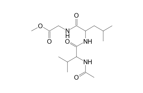 n-Acetylvalylleucylglycine Methyl Ester