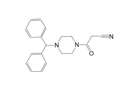 3-(4-benzhydryl-1-piperazinyl)-3-oxopropanenitrile