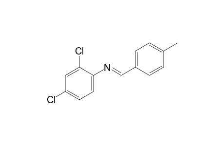 2,4-dichloro-N-(p-methylbenzylidene)aniline