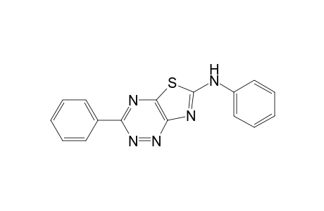 Thiazolo[5,4-e]-1,2,4-triazin-6-amine, N,3-diphenyl-